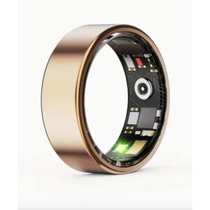 BNIB Smart Ring Health Tracker Sleep Monitor Heart Rate Waterproof Rose Gold